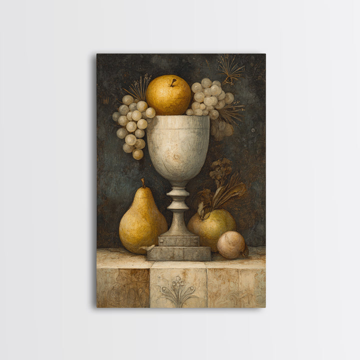 Elegant Nude Figure Study Framed Canvas Print, Traditional Art, Art Commission, Living Room Decor, Oil Painting, Classic, TRA-2x3-78