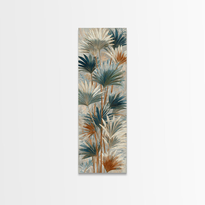 Tropical Fruit Market Arrangement Canvas Print, Tropical Art, Beach Print, Living Room Decor, Abstract Art, Tropic, TRO-1x3-51