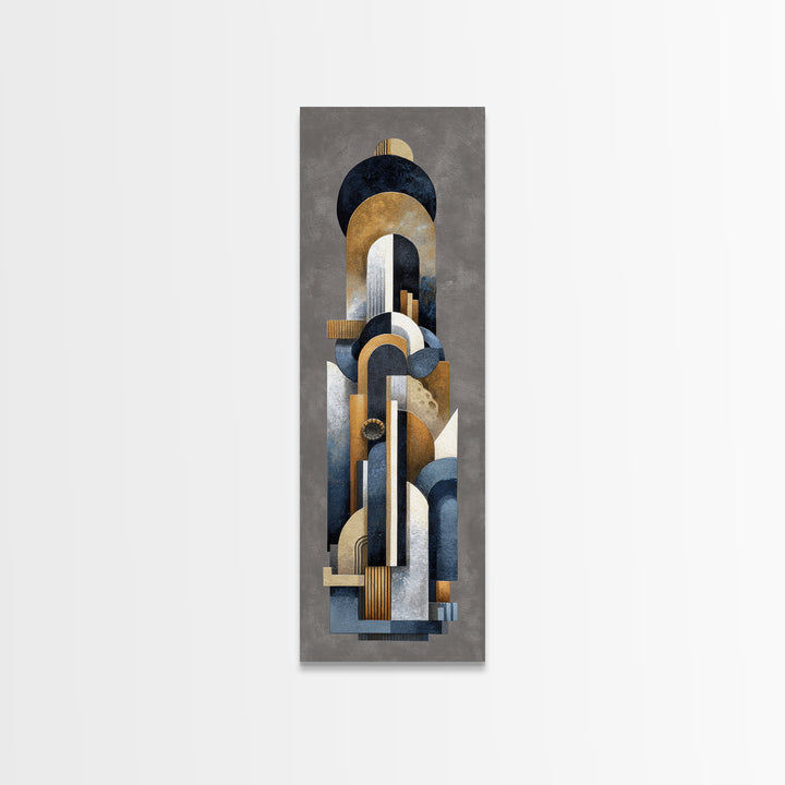 Old Theater Marquee Shapes Without Text Canvas Print, Urban Art, Textured Wall Art, Living Room Decor, Fine Art, Urban, URB-1x3-33
