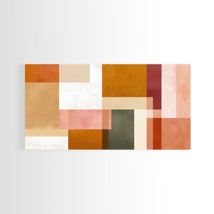 Old Theater Marquee Shapes Without Text Canvas Print, Urban Art, Contemporary Art, Living Room Decor, Abstract Art, Urban, URB-2x1-41