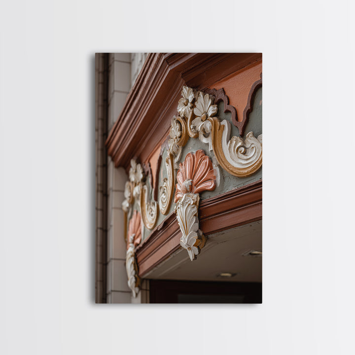 Old Theater Marquee Shapes Without Text Canvas Print, Urban Art, Living Room Decor, Abstract Art, Urban, Printable Art, URB-2x3-29