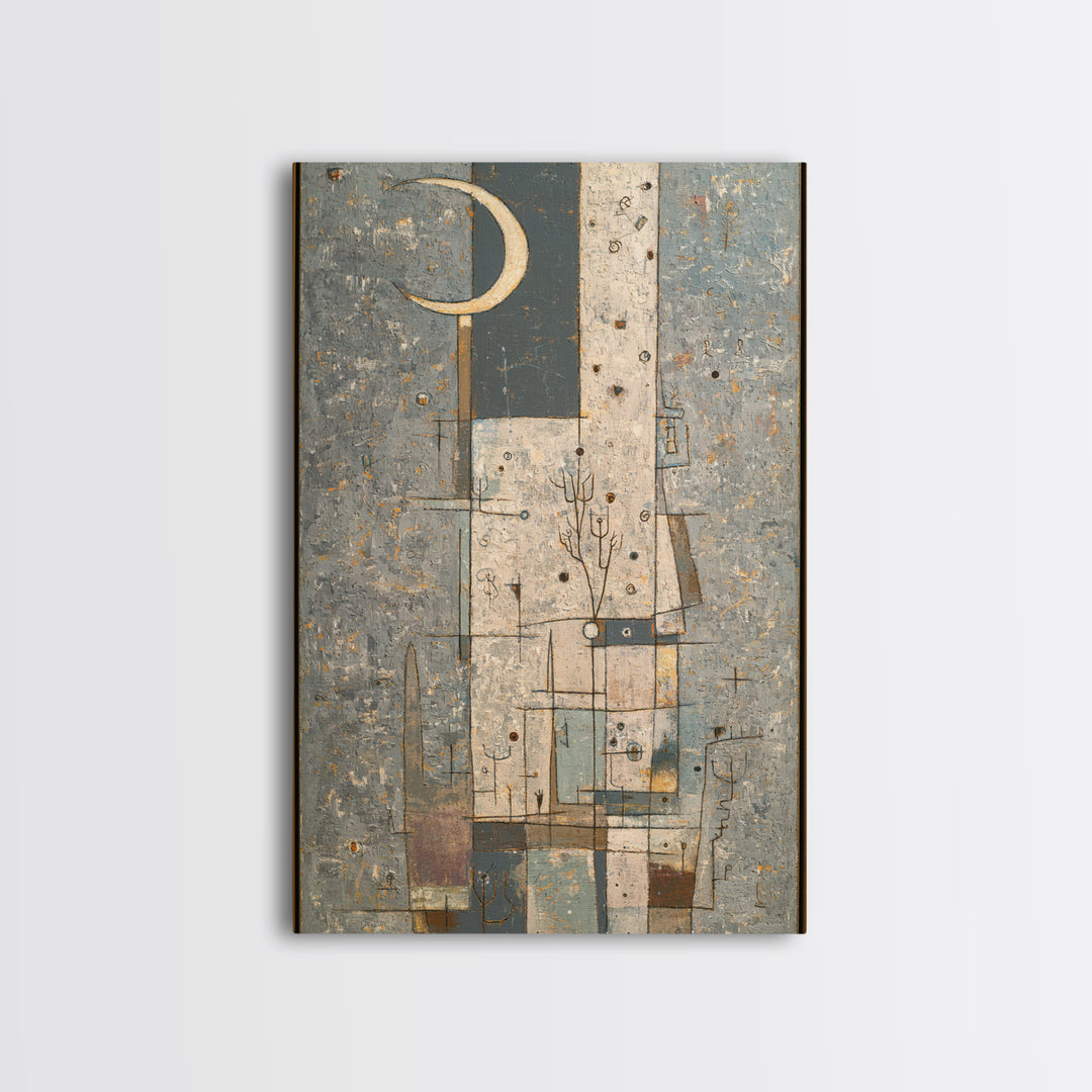 Rooftop Water Tower Canvas Print, Urban Art, Canvas Wall Art, Living Room Decor, Urban, Colorful Wall Art, Canvas Painting, URB-2x3-65