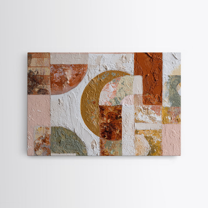 Old Theater Marquee Shapes Without Text Canvas Print, Urban Art, Digital Print, Living Room Decor, Abstract Art, Urban, URB-3x2-1