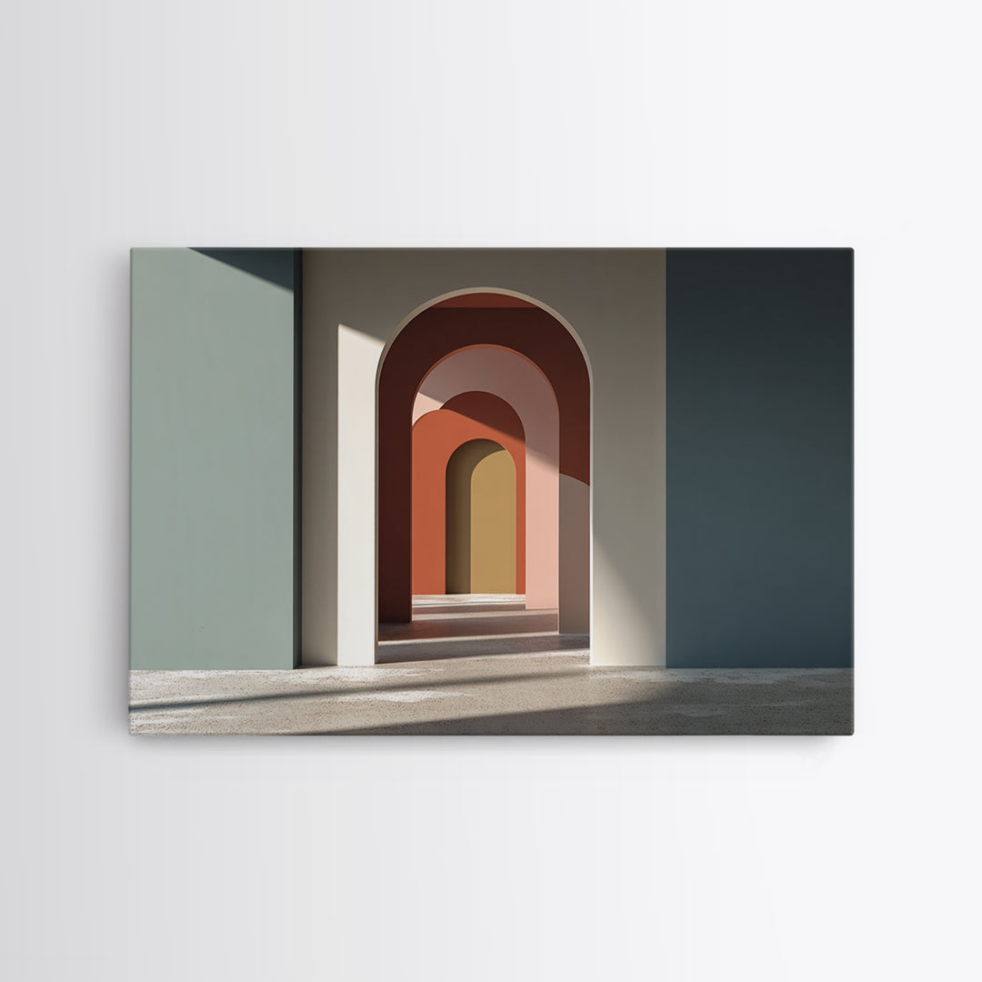 Old Theater Marquee Shapes Without Text Canvas Print, Urban Art, Canvas Painting, Living Room Decor, Fine Art, Urban, URB-3x2-73