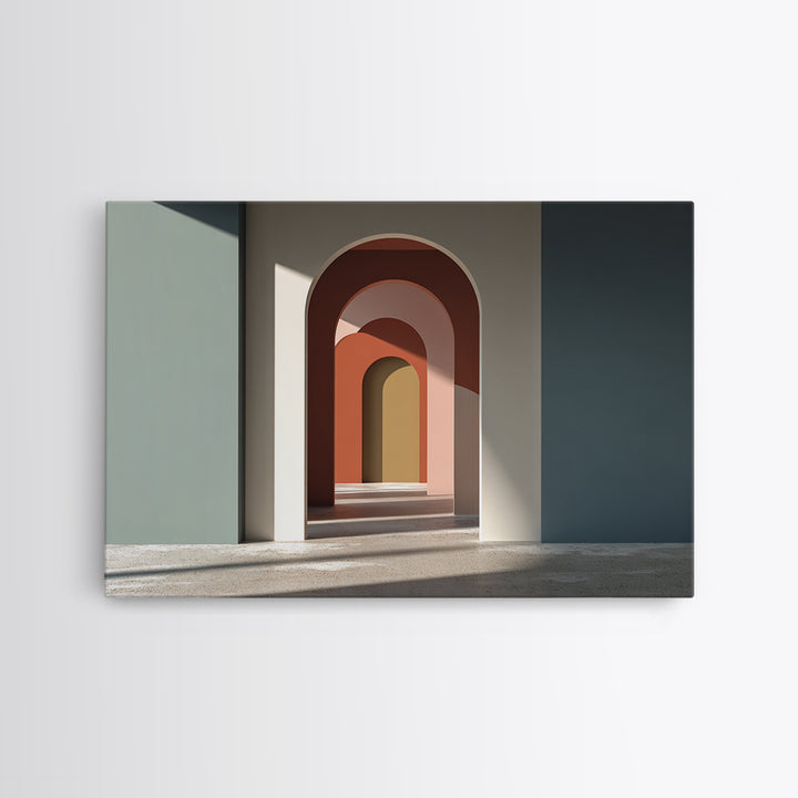 Old Theater Marquee Shapes Without Text Canvas Print, Urban Art, Canvas Painting, Living Room Decor, Fine Art, Urban, URB-3x2-73