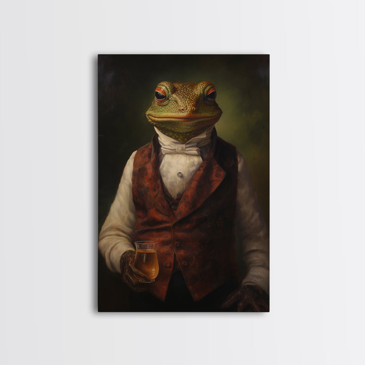 Newt Alchemist, Victorian Animal Portrait, Halloween Art, Gothic Whimsy Decor, Anthropomorphic Costume Art