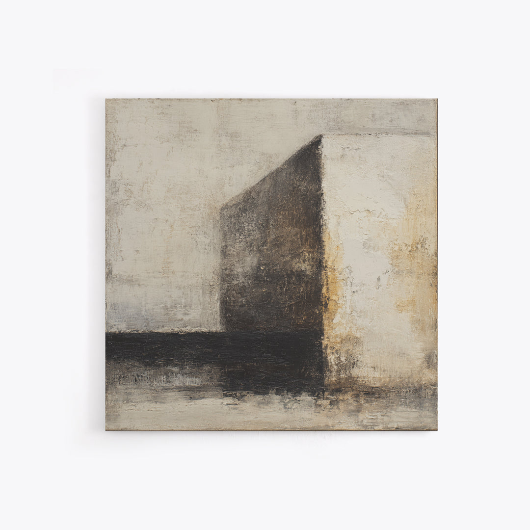 Black and White Architectural Study Framed Canvas Print, Wall Art, Gallery Decor, Living Room Decor, Fine Art, WAL-1x1-32