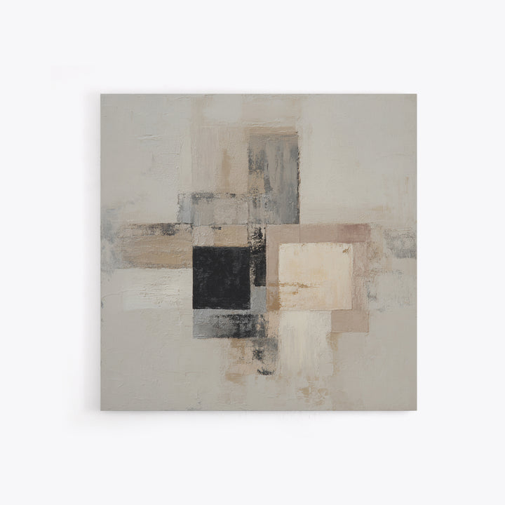 Black and White Architectural Study Framed Canvas Print, Wall Art, Wall Art Prints, Living Room Decor, Fine Art, WAL-1x1-56