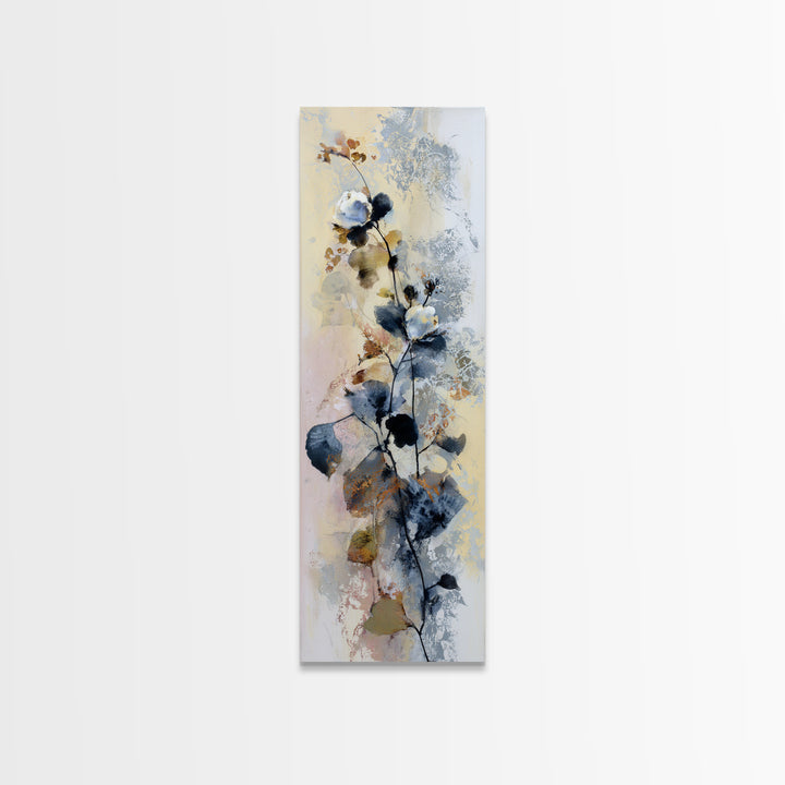 Impressionist Meadow of Wildflowers Canvas Print, Wall Art, Fine Art Print, Living Room Decor, Watercolor Art, WAL-1x3-5