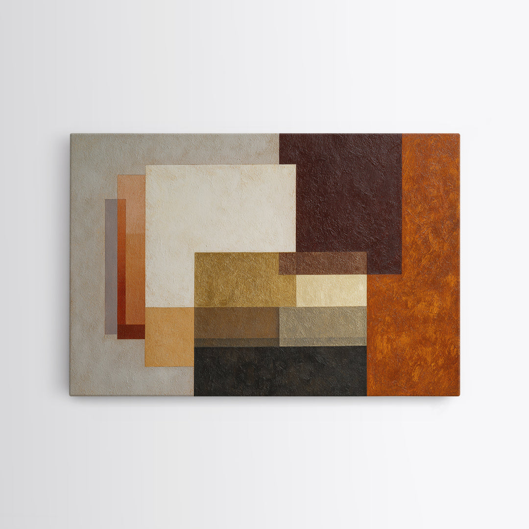 Modern Geometric Composition for Living Spaces Canvas Print, Wall Art, Prints Wall Art, Living Room Decor, Fine Art, WAL-3x2-32