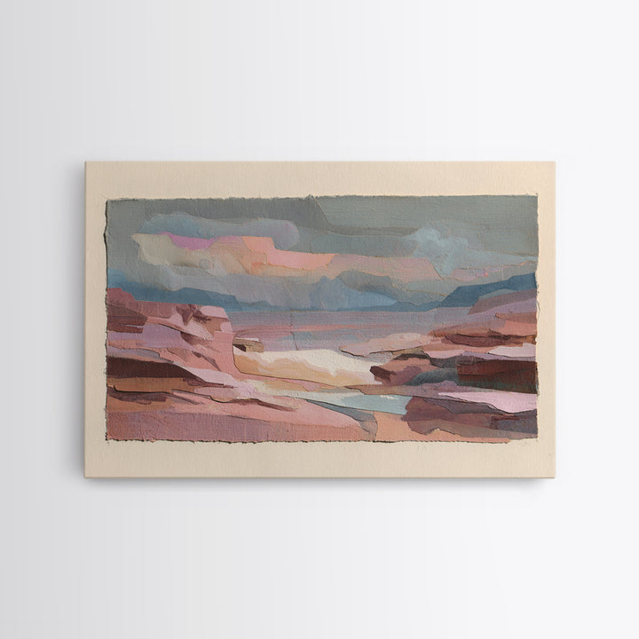 Moody Forest Landscape Canvas Print, Wall Art, Wall Hanging, Living Room Decor, Fine Art, Gallery Decor, Neutral Decor, WAL-3x2-62