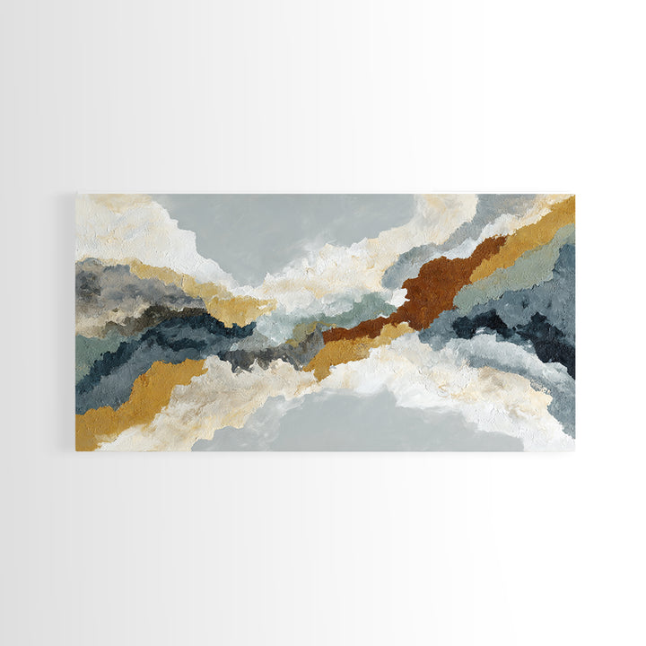 Bridal Veil Texture Abstract Framed Canvas Print, Wedding Art, Printable Art, Living Room Decor, Abstract Art, Romance, WED-2x1-51