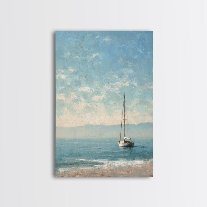 Honeymoon Coastal Sunset Framed Canvas Print, Wedding Art, Boho Decor, Living Room Decor, Fine Art, Romance, Art Print, WED-2x3-25