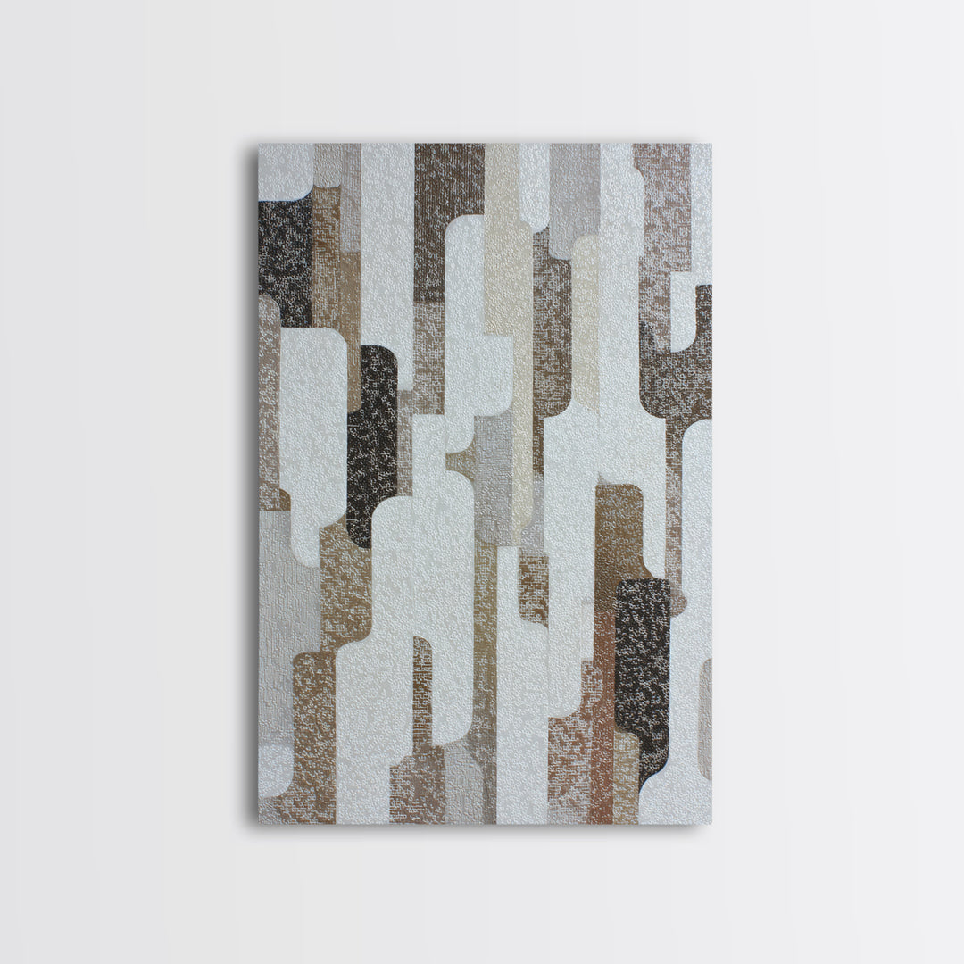 Lace Pattern Ivory Abstraction Canvas Print, Wedding Art, Wedding Reception, Living Room Decor, Abstract Art, Romance, WED-2x3-27