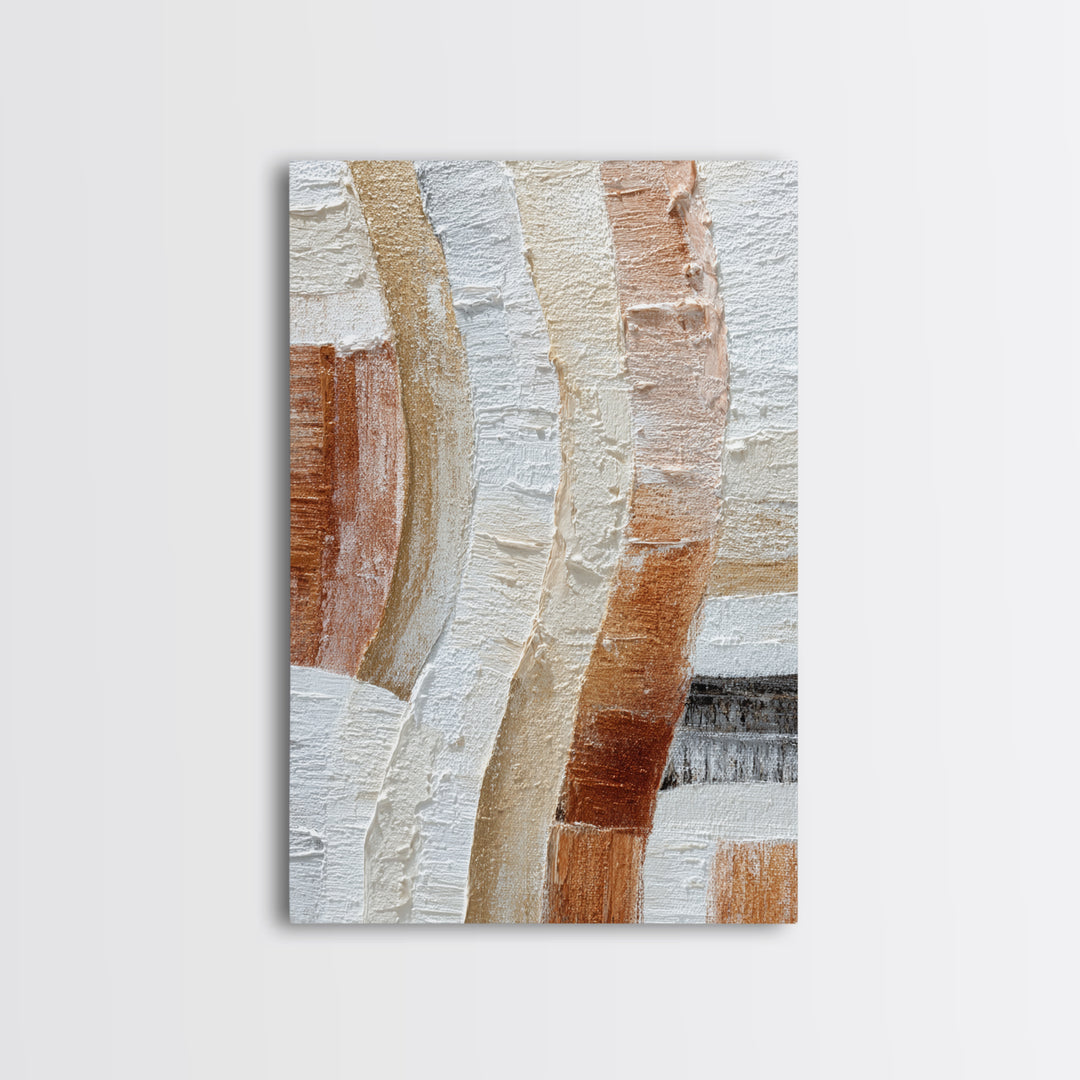 Bridal Veil Texture Abstract Framed Canvas Print, Wedding Art, Boho Decor, Living Room Decor, Abstract Art, Romance, Art Print, WED-2x3-63