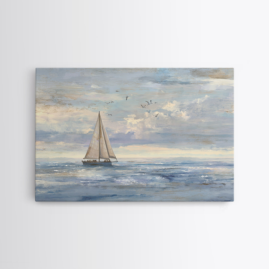 Honeymoon Coastal Sunset Framed Canvas Print, Wedding Art, Jewish Art, Living Room Decor, Romance, Personalized Wedding, WED-3x2-45
