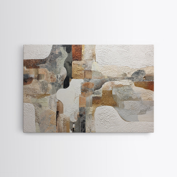 Lace Pattern Ivory Abstraction Framed Canvas Print, Wedding Art, Wedding Poster, Living Room Decor, Fine Art, Romance, WED-3x2-47