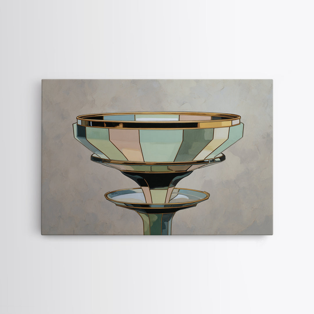 Champagne Coupe Tower Canvas Print, Wedding Art, Wedding Decoration, Living Room Decor, Fine Art, Romance, Wedding Poster, WED-3x2-73