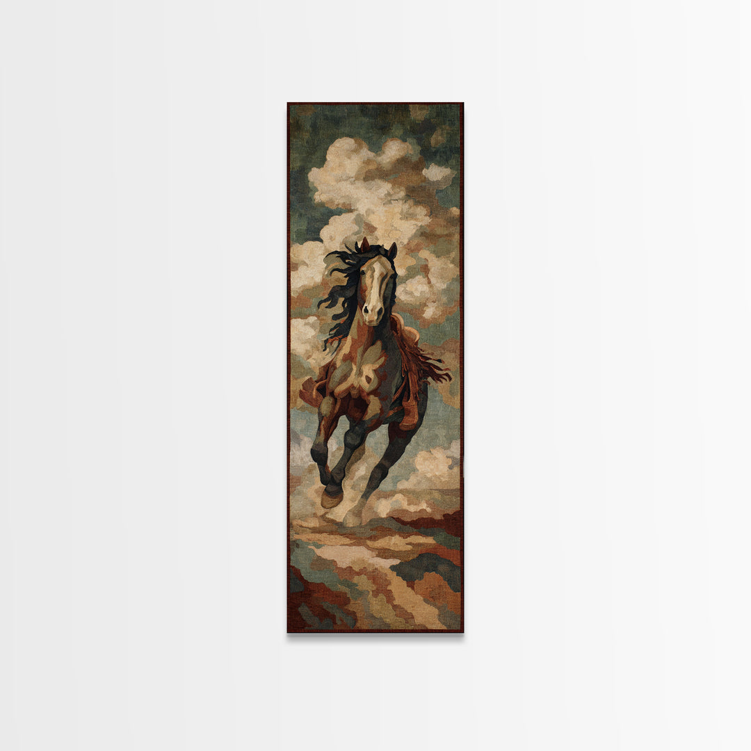 Southwestern Blanket Pattern Canvas Print, Western Art, Fine Art Print, Southwestern Decor, Fine Art, Frontier, Wall Decor, WES-1x3-5