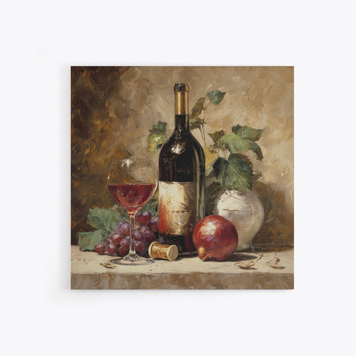 Red Wine Swirl Abstract Framed Canvas Print, Winery Art, Boho Decor, Winery Decor, Fine Art, Vineyard, Art Print, WIN-1x1-79