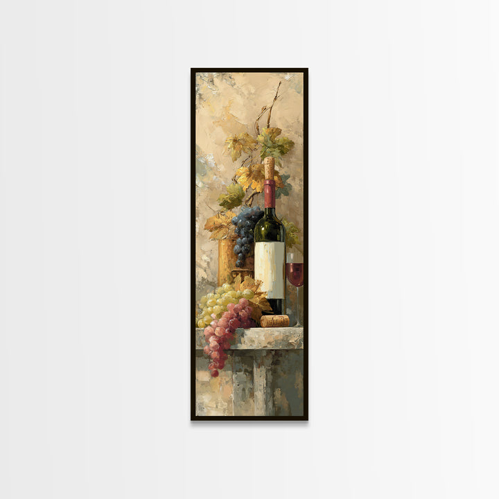 French Vineyard Hills Framed Canvas Print, Winery Art, Matisse Print, Winery Decor, Fine Art, Vineyard, Luxury Decor, WIN-1x3-92
