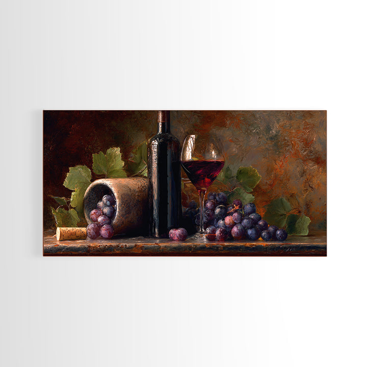 Red Wine Swirl Abstract Framed Canvas Print, Winery Art, Room Decor, Winery Decor, Abstract Art, Vineyard, Printable Wall Art, WIN-2x1-75