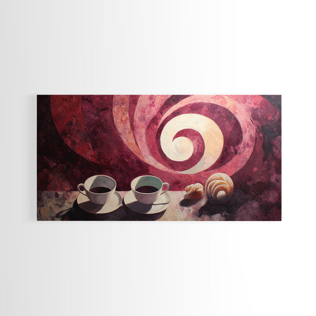 Red Wine Swirl Abstract Framed Canvas Print, Winery Art, Wall Art Print, Winery Decor, Abstract Art, Vineyard, Gallery Decor, WIN-2x1-99