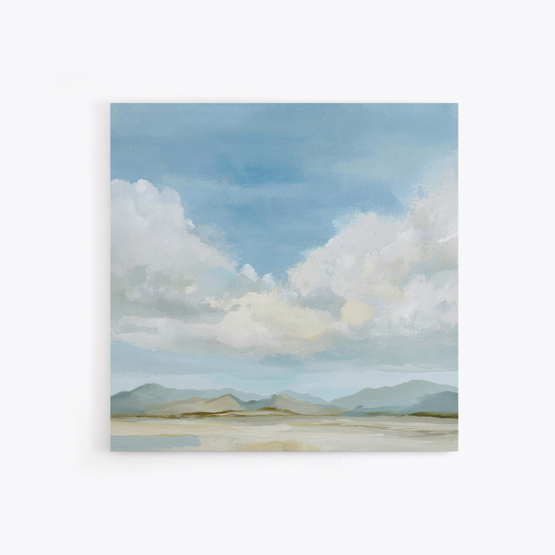 Calming Landscape with Open Sky and Gentle Canvas Print, Waiting Room Art, Modern Decor, Waiting Room Decor, Fine Art, Calm, WRA-1x1-25