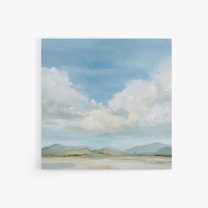 Calming Landscape with Open Sky and Gentle Canvas Print, Waiting Room Art, Modern Decor, Waiting Room Decor, Fine Art, Calm, WRA-1x1-25