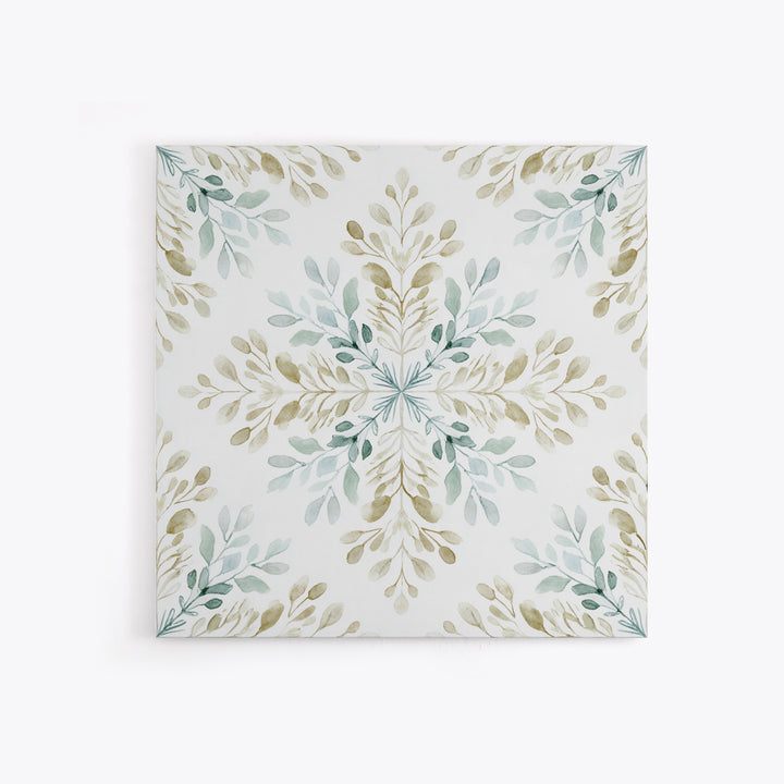 Neutral Botanical Branch Framed Canvas Print, Waiting Room Art, Minimalist Wall Art, Waiting Room Decor, Oil Painting, Calm, WRA-1x1-27