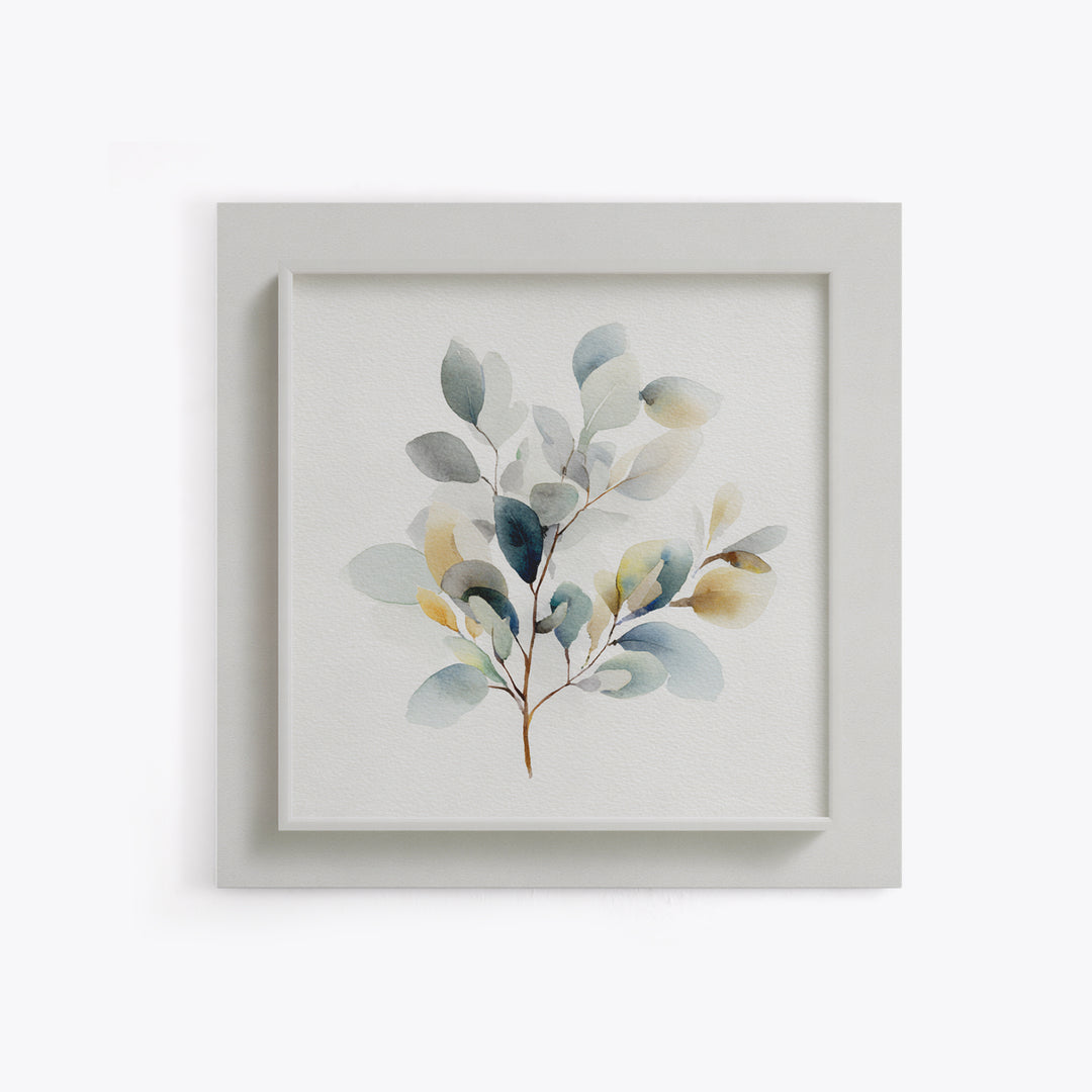 Neutral Botanical Branch Canvas Print, Waiting Room Art, Office Wall Art, Waiting Room Decor, Fine Art, Calm, Dental Wall Art, WRA-1x1-3