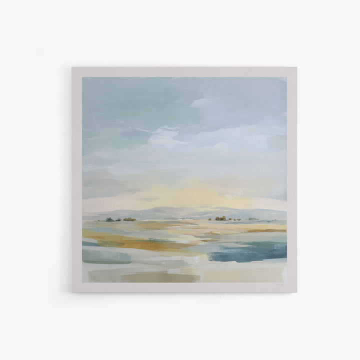 Warm Desert Sunrise Framed Canvas Print, Waiting Room Art, Photography Print, Waiting Room Decor, Calm, Minimalist Decor, WRA-1x1-37