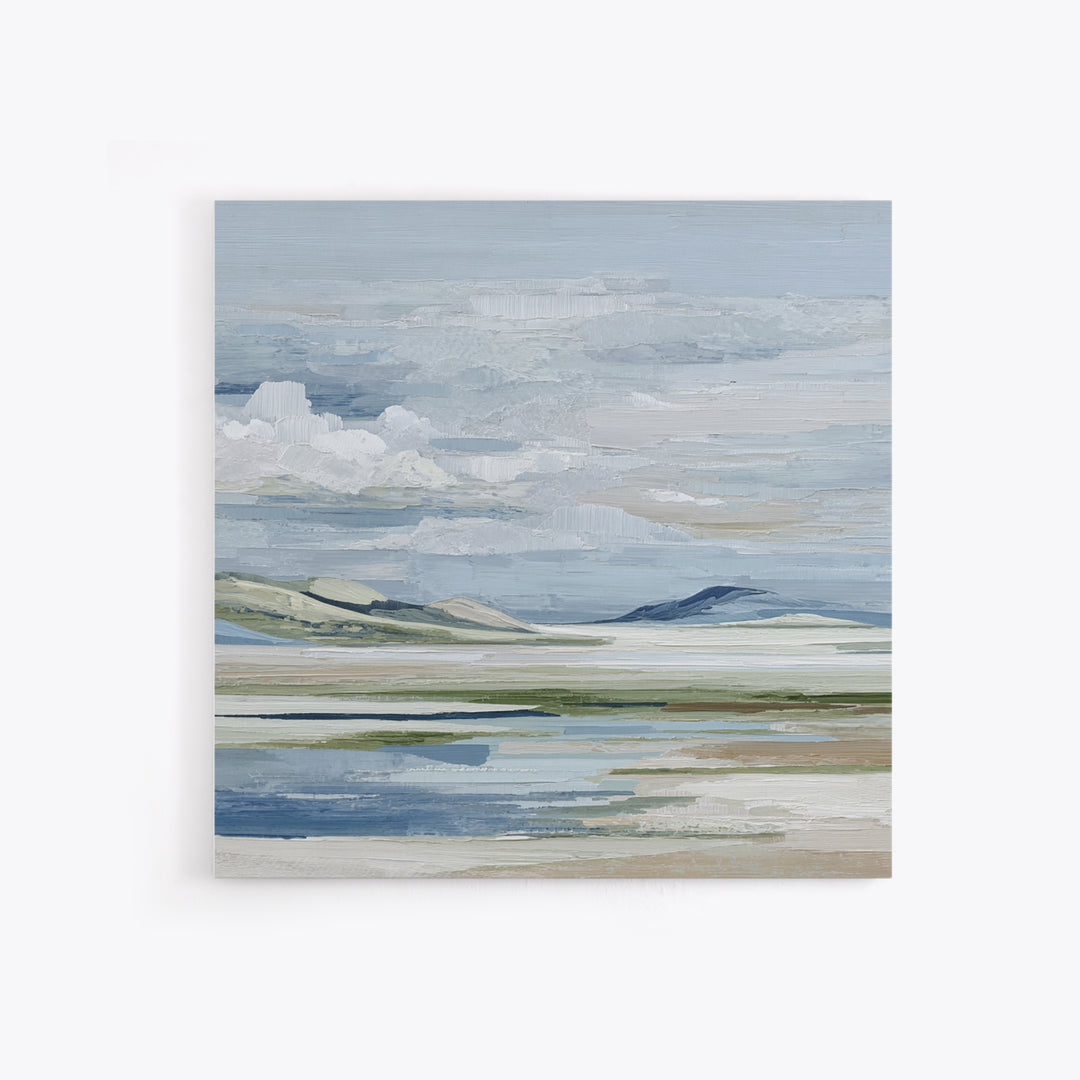 Calming Landscape with Open Sky and Gentle Canvas Print, Waiting Room Art, Modern Decor, Waiting Room Decor, Fine Art, Calm, WRA-1x1-49