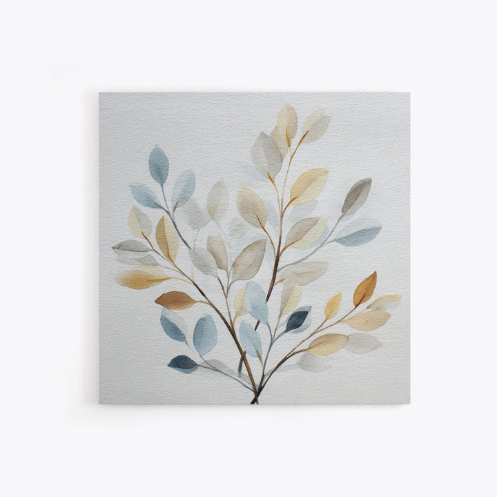 Neutral Botanical Branch Canvas Print, Waiting Room Art, Modern Decor, Waiting Room Decor, Fine Art, Calm, Home Decor, WRA-1x1-75