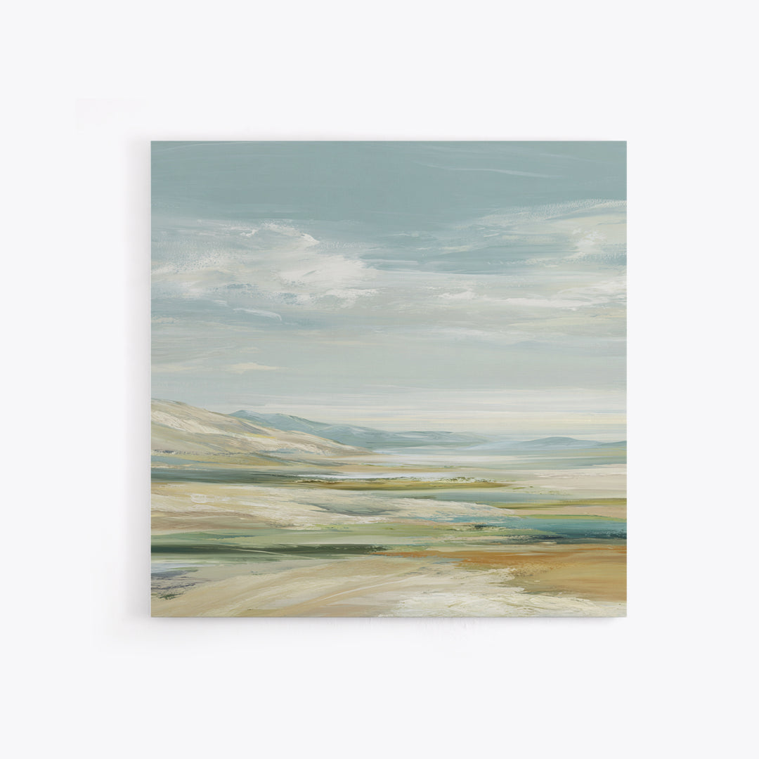 Calming Landscape with Open Sky and Gentle Canvas Print, Waiting Room Art, Wall Art, Waiting Room Decor, Fine Art, Calm, WRA-1x1-97