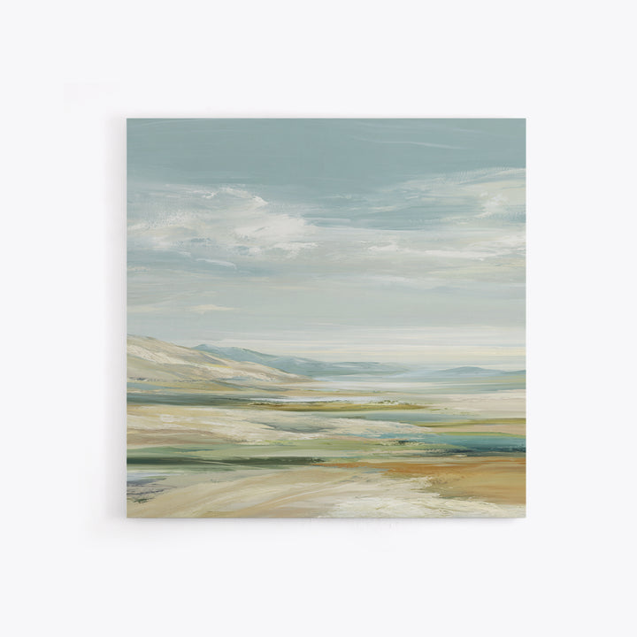 Calming Landscape with Open Sky and Gentle Canvas Print, Waiting Room Art, Wall Art, Waiting Room Decor, Fine Art, Calm, WRA-1x1-97