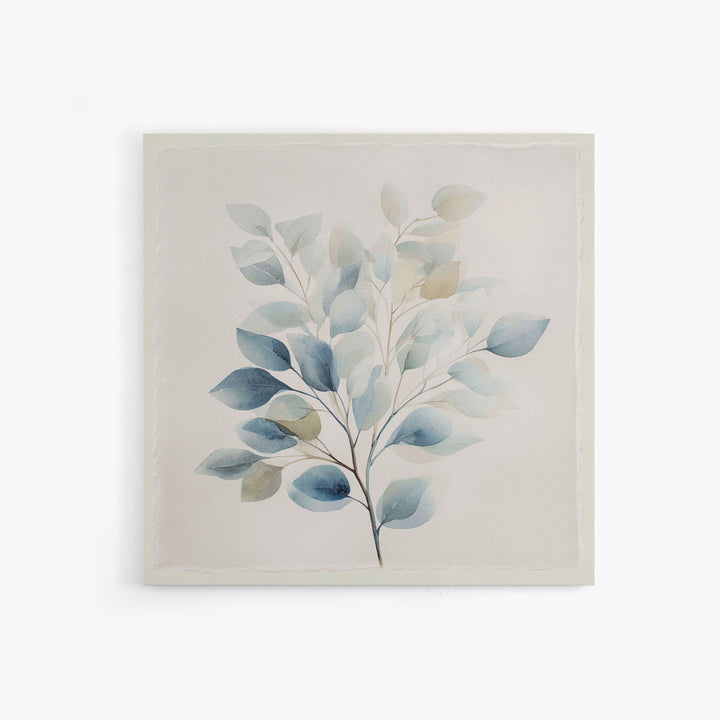 Neutral Botanical Branch Canvas Print, Waiting Room Art, Wall Art, Waiting Room Decor, Oil Painting, Calm, Floral Wall Art, WRA-1x1-99