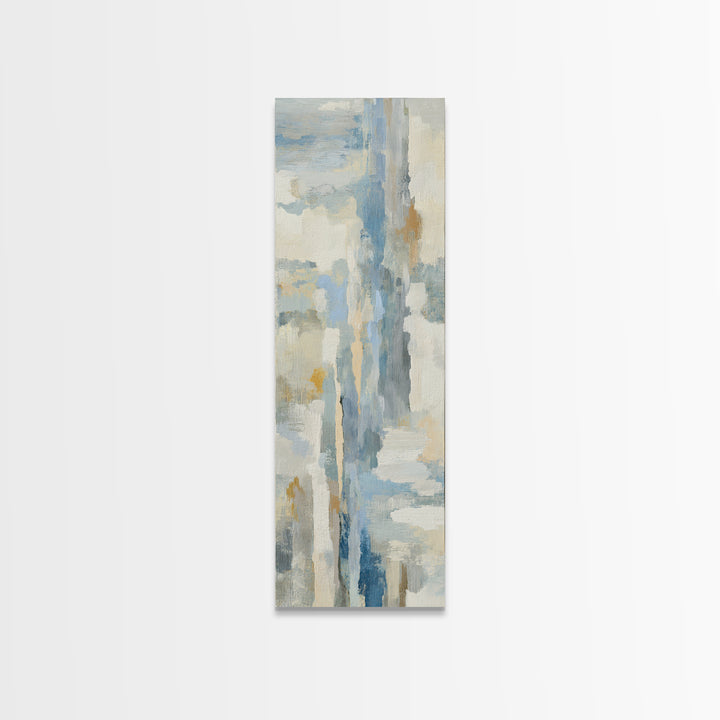 Light Marble Texture Abstract Canvas Print, Waiting Room Art, Boho Decor, Waiting Room Decor, Abstract Art, Calm, WRA-1x3-12