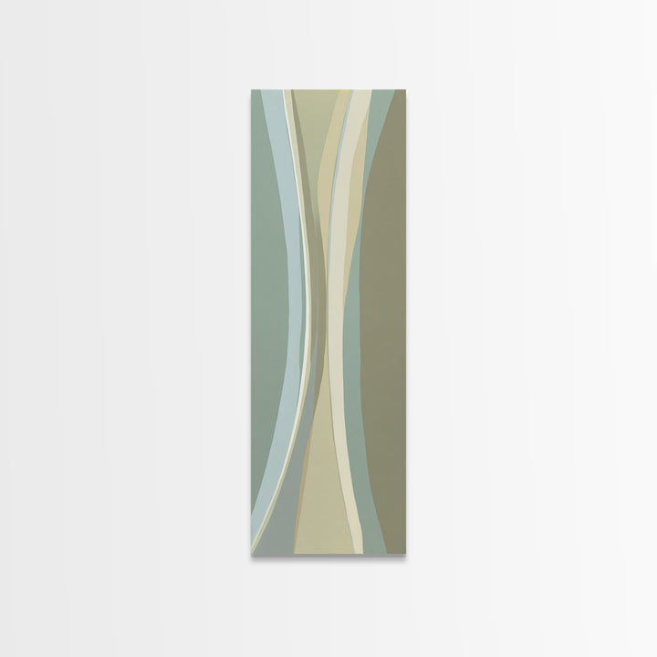 Minimal Geometric Composition Canvas Print, Waiting Room Art, Office Art, Waiting Room Decor, Abstract Art, Calm, Gallery Decor, WRA-1x3-41