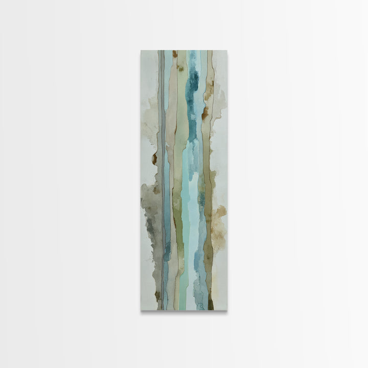 Modern Neutral Arch Abstraction Canvas Print, Waiting Room Art, Floral Wall Art, Waiting Room Decor, Abstract Art, Calm, WRA-1x3-81