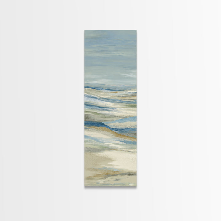 Calming Landscape with Open Sky and Gentle Canvas Print, Waiting Room Art, Art, Waiting Room Decor, Calm, Bauhaus Print, WRA-1x3-85