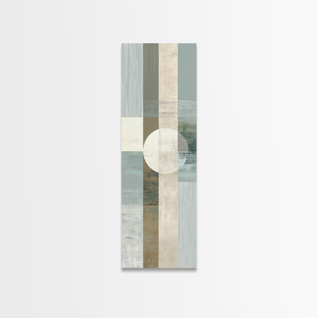 Minimal Geometric Composition Canvas Print, Waiting Room Art, Abstract, Waiting Room Decor, Abstract Art, Calm, Modern Decor, WRA-1x3-89