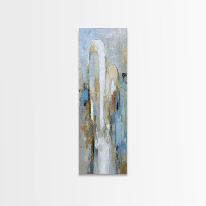 Modern Neutral Arch Abstraction Canvas Print, Waiting Room Art, Neutral Decor, Waiting Room Decor, Abstract Art, Calm, WRA-1x3-9