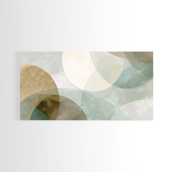 Minimal Geometric Composition Framed Canvas Print, Waiting Room Art, Home Decor, Waiting Room Decor, Fine Art, Calm, Modern Art, WRA-2x1-1