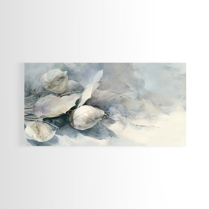 Soft Lavender Botanical Still Life Framed Canvas Print, Waiting Room Art, Home Decor, Waiting Room Decor, Fine Art, Calm, WRA-2x1-40