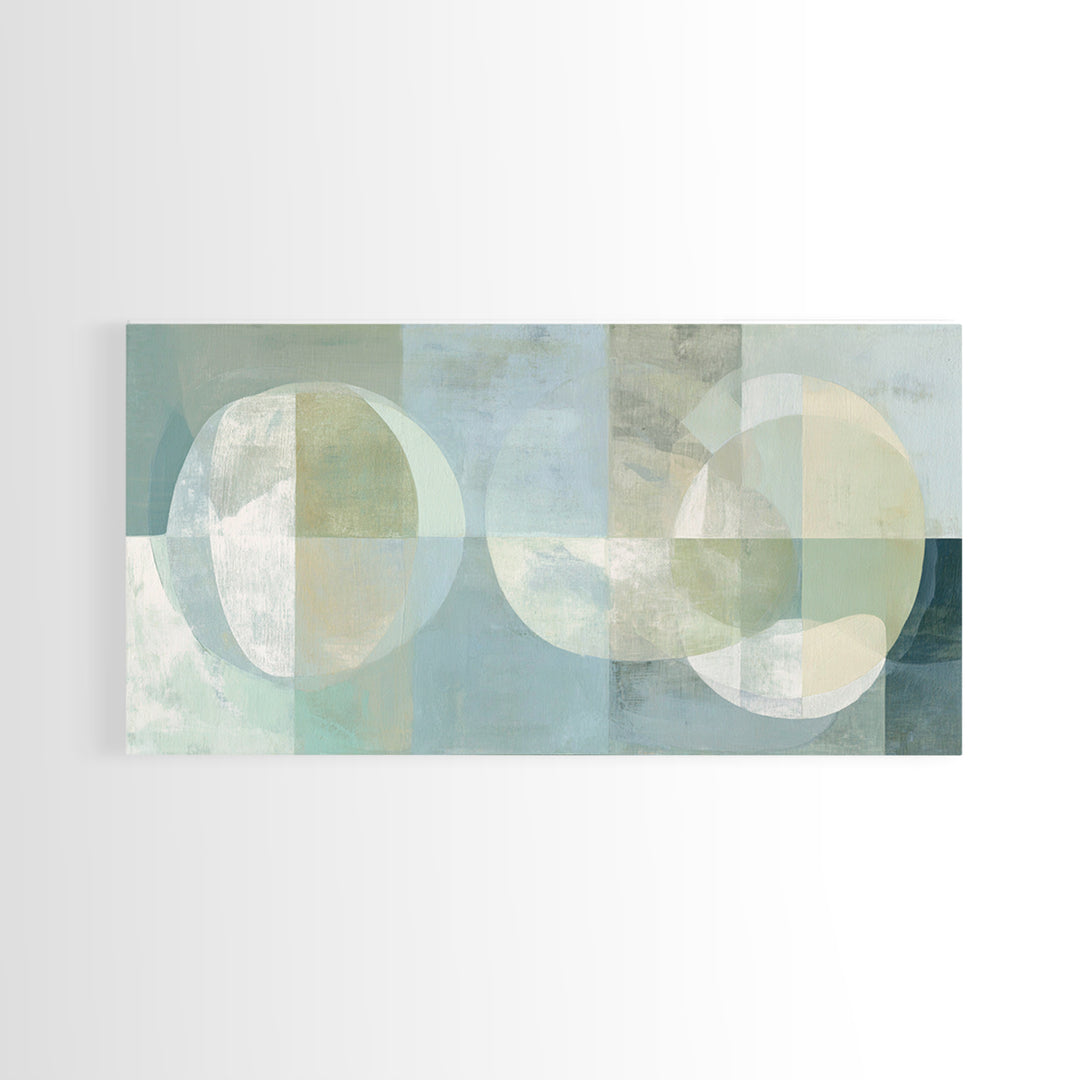 Minimal Geometric Composition Canvas Print, Waiting Room Art, Abstract Art, Waiting Room Decor, Calm, Landscape, WRA-2x1-49
