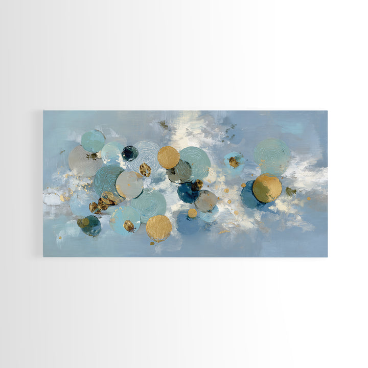 Abstract Circles Suggesting Calm Movement Canvas Print, Waiting Room Art, Waiting Room Decor, Abstract Art, Calm, WRA-2x1-54