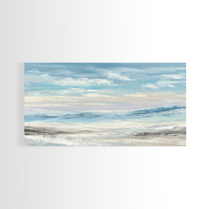 Calming Landscape with Open Sky and Gentle Canvas Print, Waiting Room Art, Living Room Wall Art, Waiting Room Decor, Calm, WRA-2x1-93