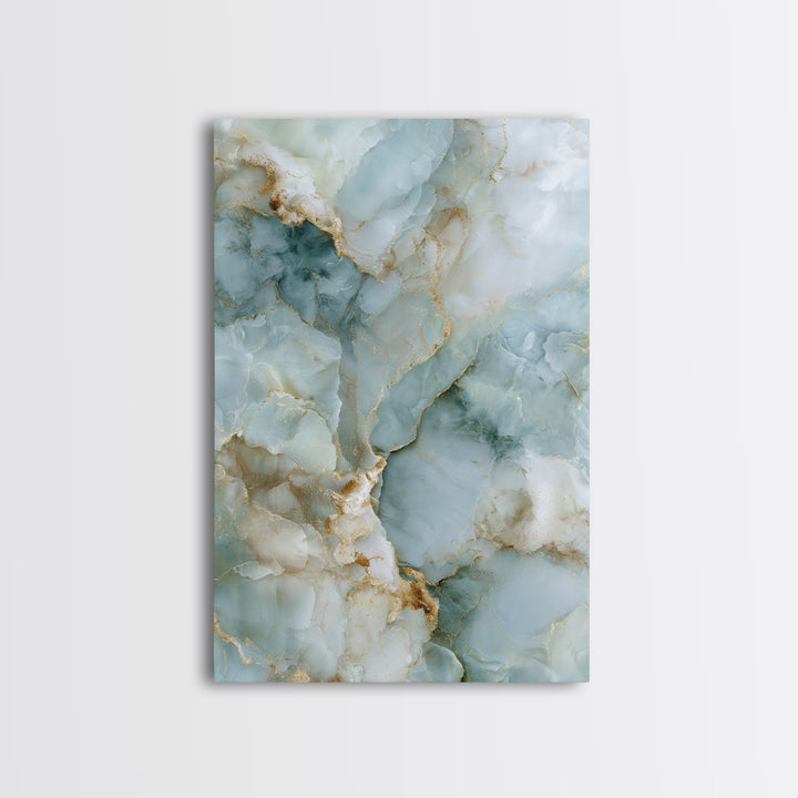 Light Marble Texture Abstract Canvas Print, Waiting Room Art, Therapy Office Decor, Waiting Room Decor, Abstract Art, Calm, WRA-2x3-32