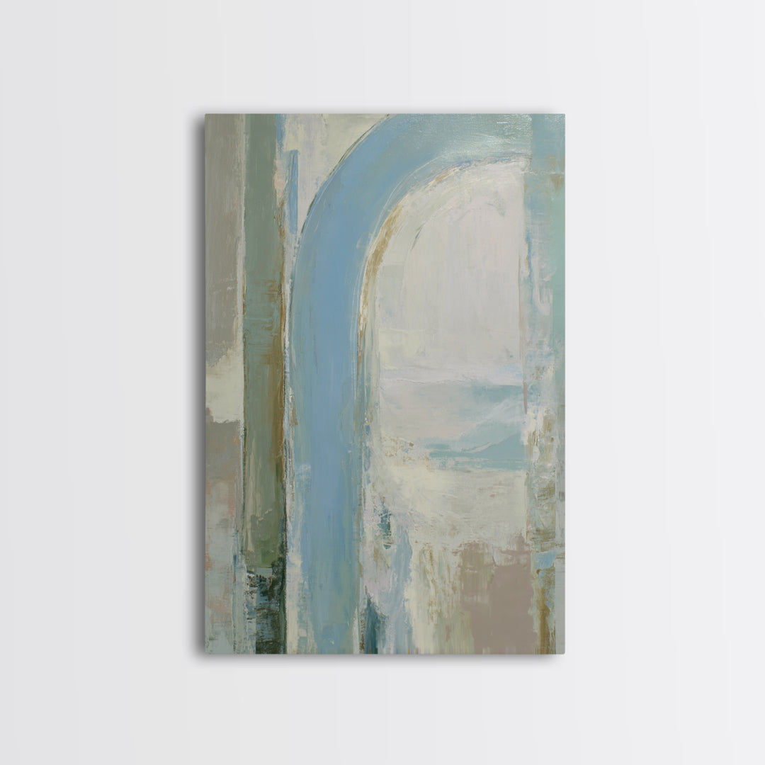 Modern Neutral Arch Abstraction Canvas Print, Waiting Room Art, Home Decor, Waiting Room Decor, Abstract Art, Calm, Modern Art, WRA-2x3-5